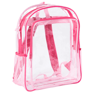 Clear book best sale bags walmart