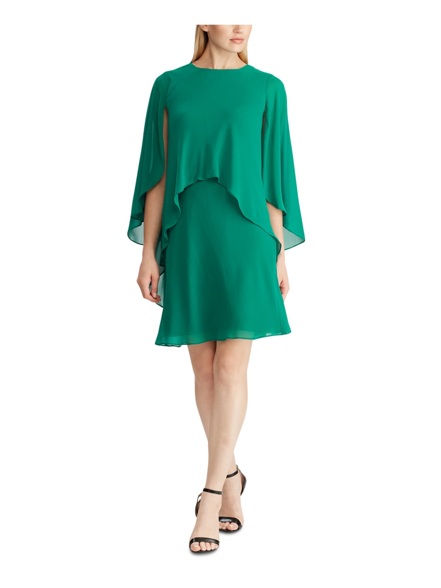 Ralph lauren ruffle store sleeve shift dress