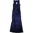 thumbnail image 1 of Ralph Lauren Womens Imelana Gown Dress, Blue, 16, 1 of 1