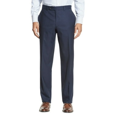 RALPH LAUREN RL Neat Flat Front & Hemmed Dress Pants Dark Navy Blue 40/32