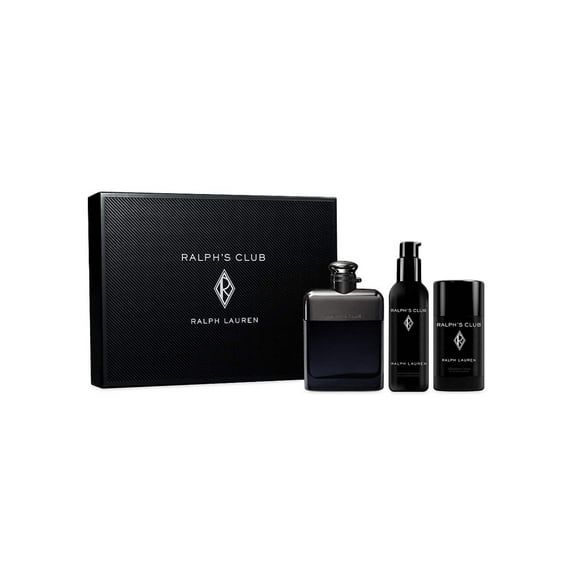RALPH LAUREN Ralph's Club EDP Giftset 3-Pcs (100ml EDP + 75ml ASB + Deo Stick) (m)