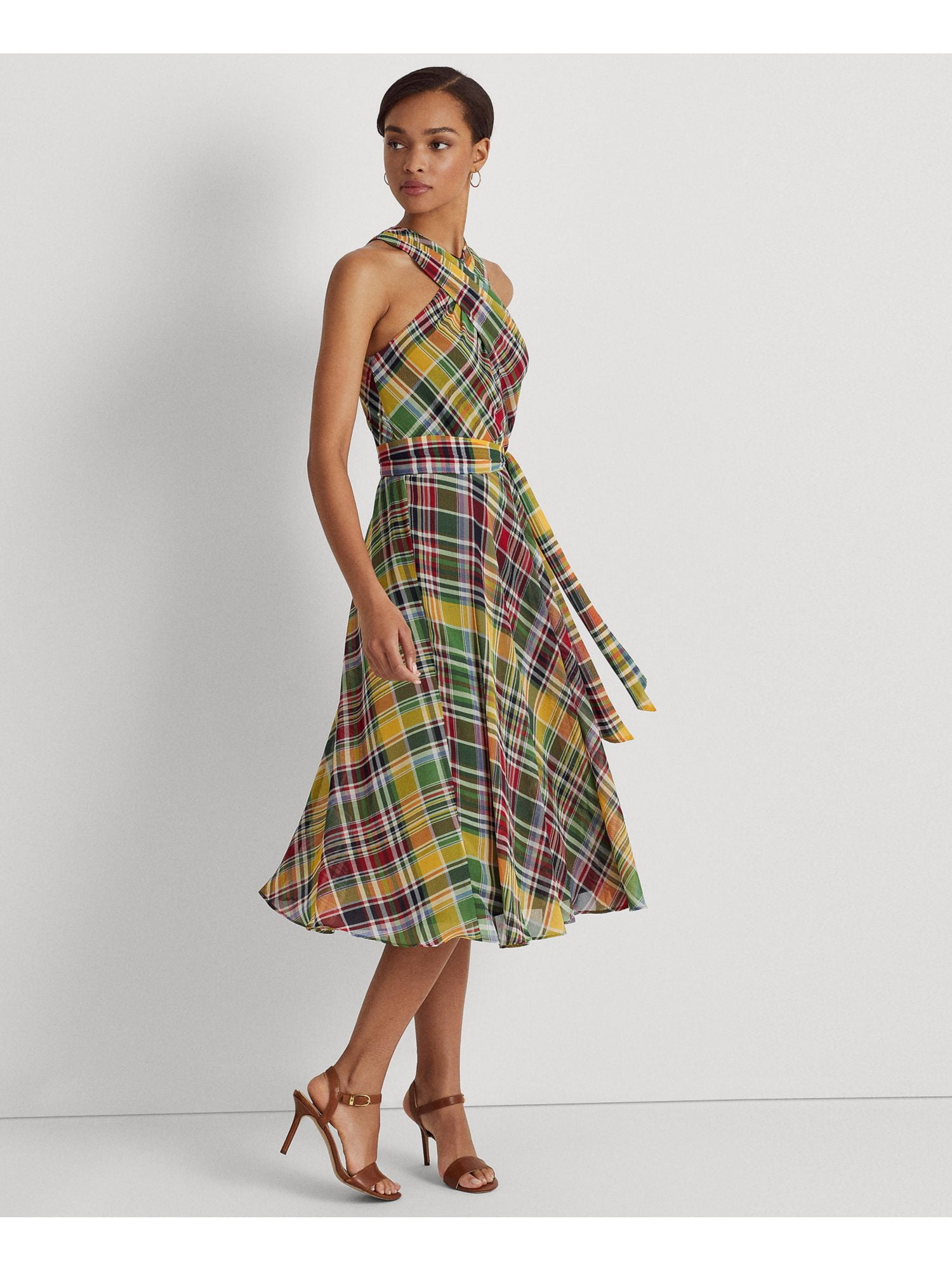 Ralph lauren tartan hot sale plaid dress