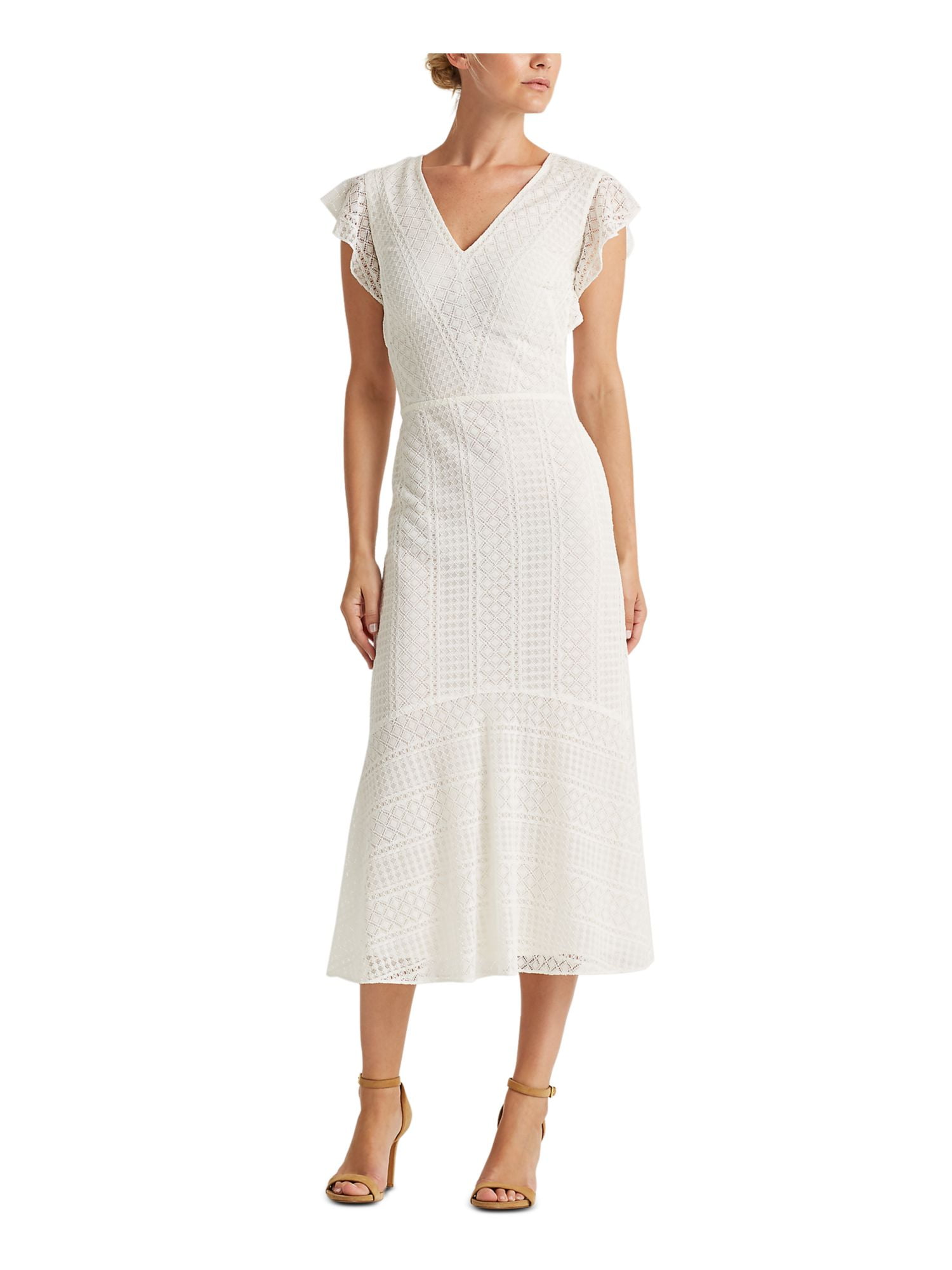 zimmermann ivory lace dress Zimmermann Ivory White Lace-Trim Chiffon Pleated Espionage – Bunboo London main image 0