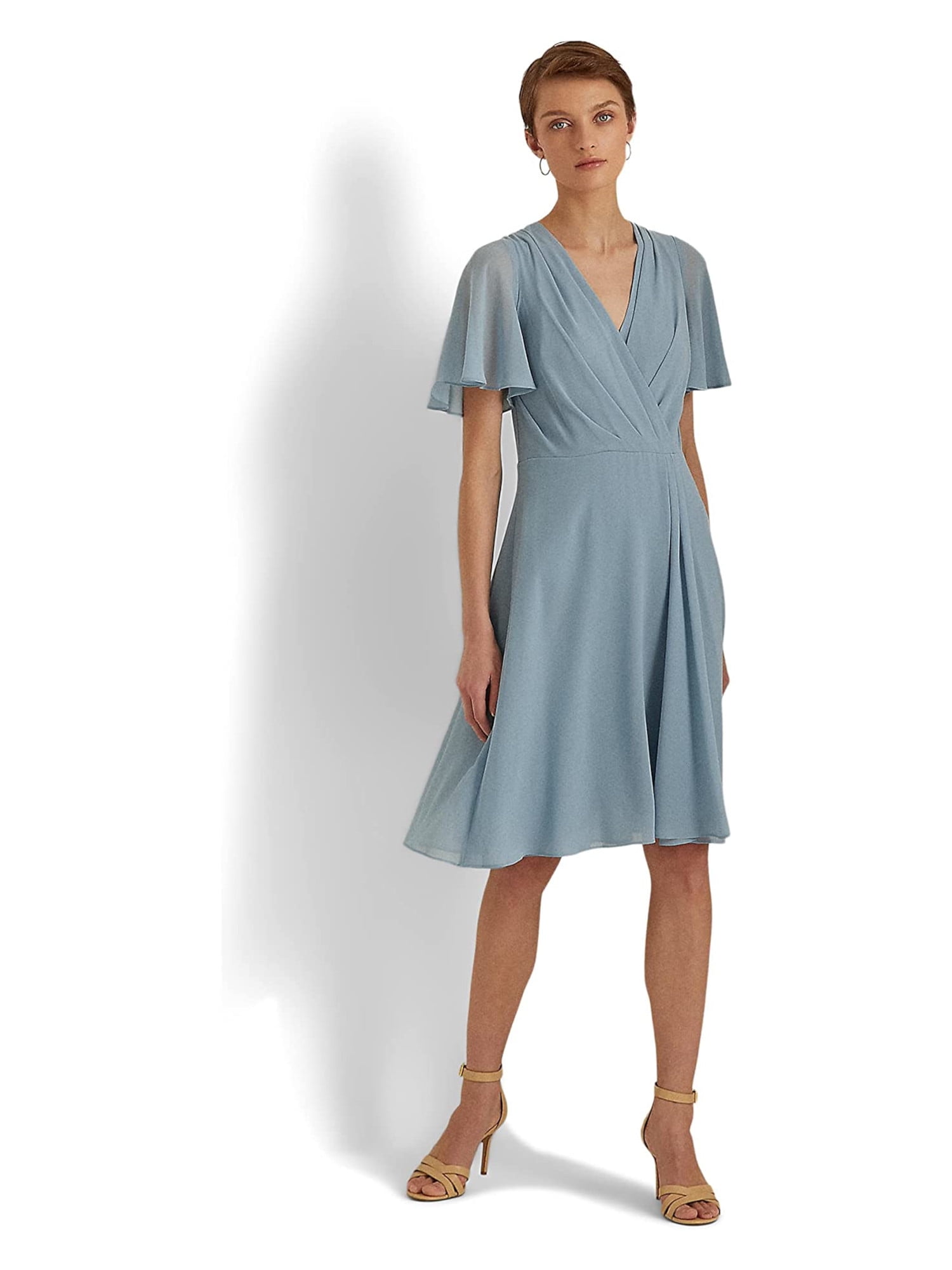 Mid-length dress Lauren Ralph Lauren Multicolour size 42 FR in Polyester -  41337648
