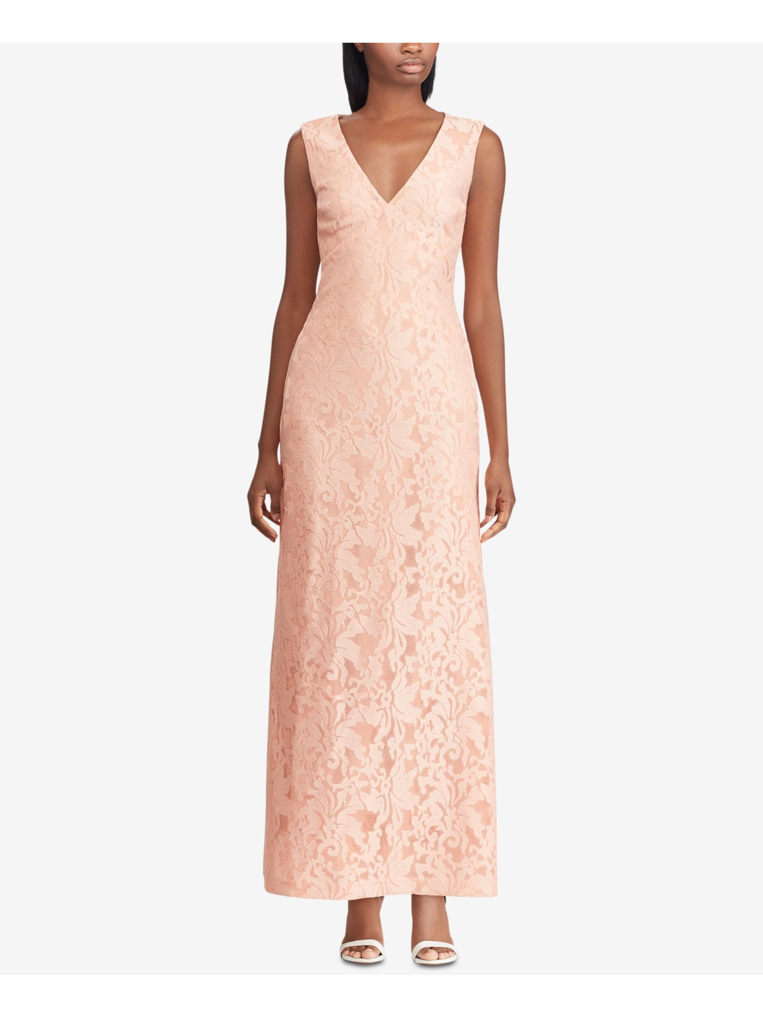 Ralph Lauren Womens Saraeve Gown Dress, Pink, 16 - Walmart.com