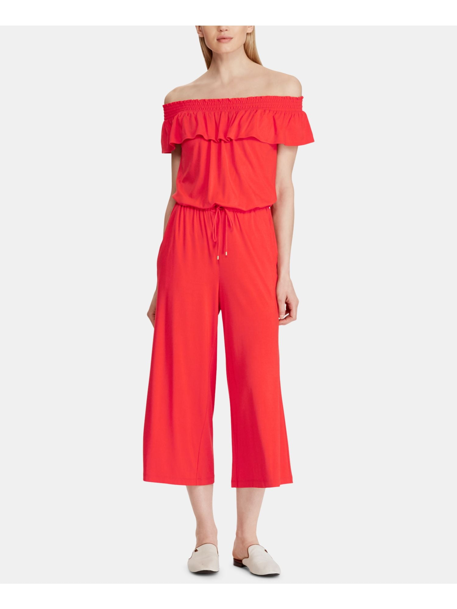 Ralph lauren off sales the shoulder jumpsuit