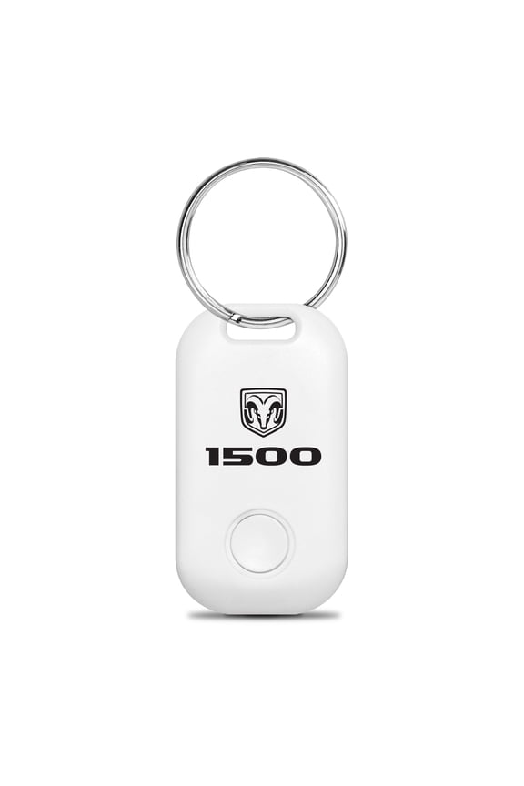 RAM 1500 Logo White Bluetooth Wireless Key Finder Tracking Device Key Chain