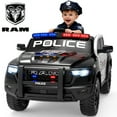 thumbnail image 1 of RAM 1500 Ride on Car Toy for Kids, 12V Powered Ride on Truck Toy with Remote Control, 4 Wheel Suspension, Safety Belt, Music, Bluetooth, LED Lights, Electric Cars for 3-5 Yrs Boy Girl, Black, 1 of 7