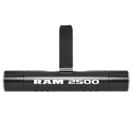 RAM 2500 Car AC Vent Air Freshener Black Clip with adjustable window and 10 Refill Sticks