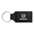 thumbnail image 1 of RAM 2500 Logo Rectangular Black Leather Key Chain, 1 of 4