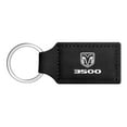 thumbnail image 1 of RAM 3500 Logo Rectangular Black Leather Key Chain, 1 of 4