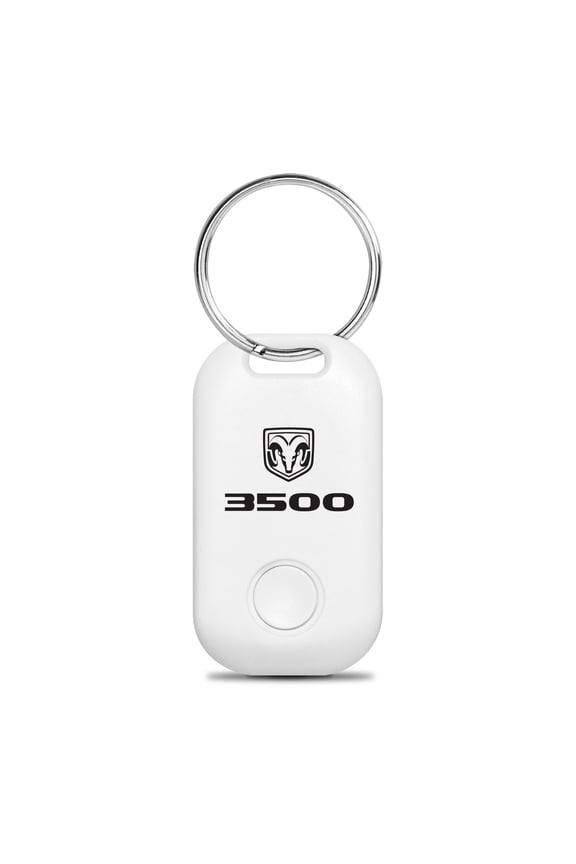 RAM 3500 Logo White Bluetooth Wireless Key Finder Tracking Device Key Chain