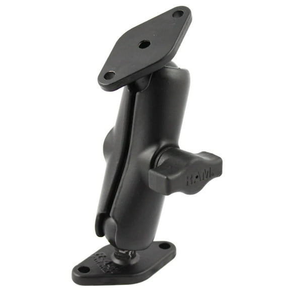RAM-B-102U RAM Mounts Double Ball Diamond Plate Mount