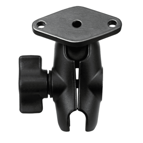 RAM-B-103-A-238U RAM Mounts 1"Diam Ball Short Double Socket Arm w/ Diamond Base