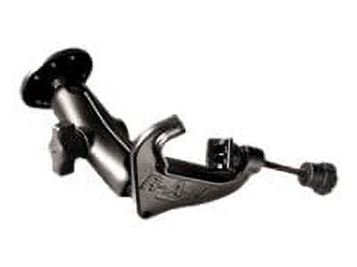 RAM Mount Yoke Clamp Mount w/Double Socket Arm & Round Base