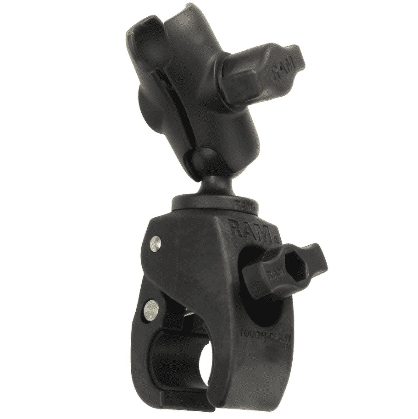 RAM-B-400-201-AU RAM Mounts Tough-Claw™ Small Clamp Mount with Double 1-inch Socket Arm