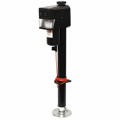 RAM Boat Electric RV Trailer Jack EJ-3520-BBX | A-Frame 3,500lbs 12V