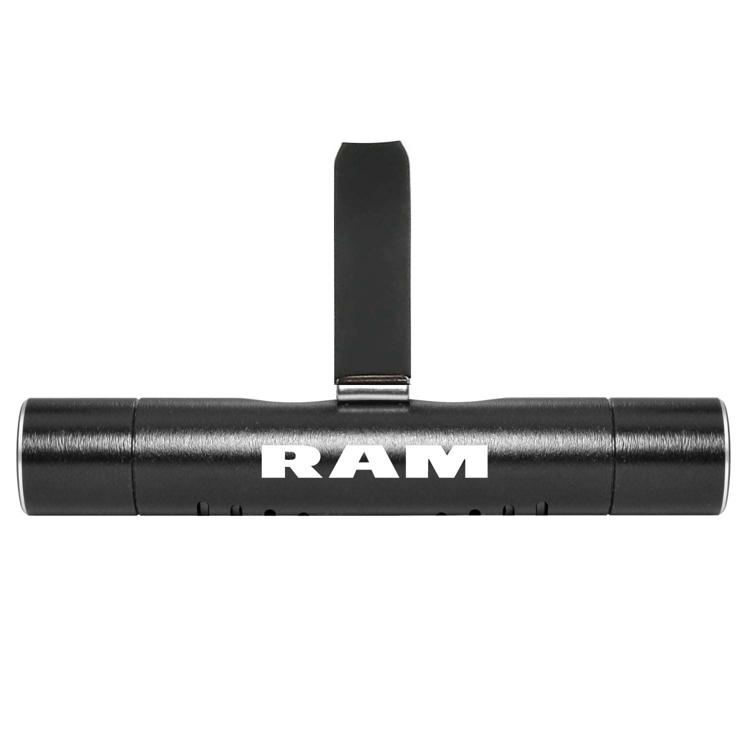RAM Car AC Vent Air Freshener Black Clip with adjustable window and 10 Refill Sticks