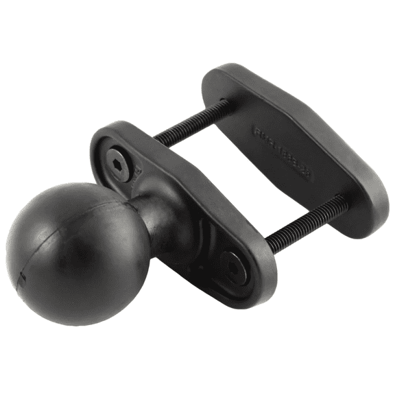 RAM-D-247U-25 RAM Square Post Clamp Base for Posts up to 2.5" Wide - D Size 2.25" Ball