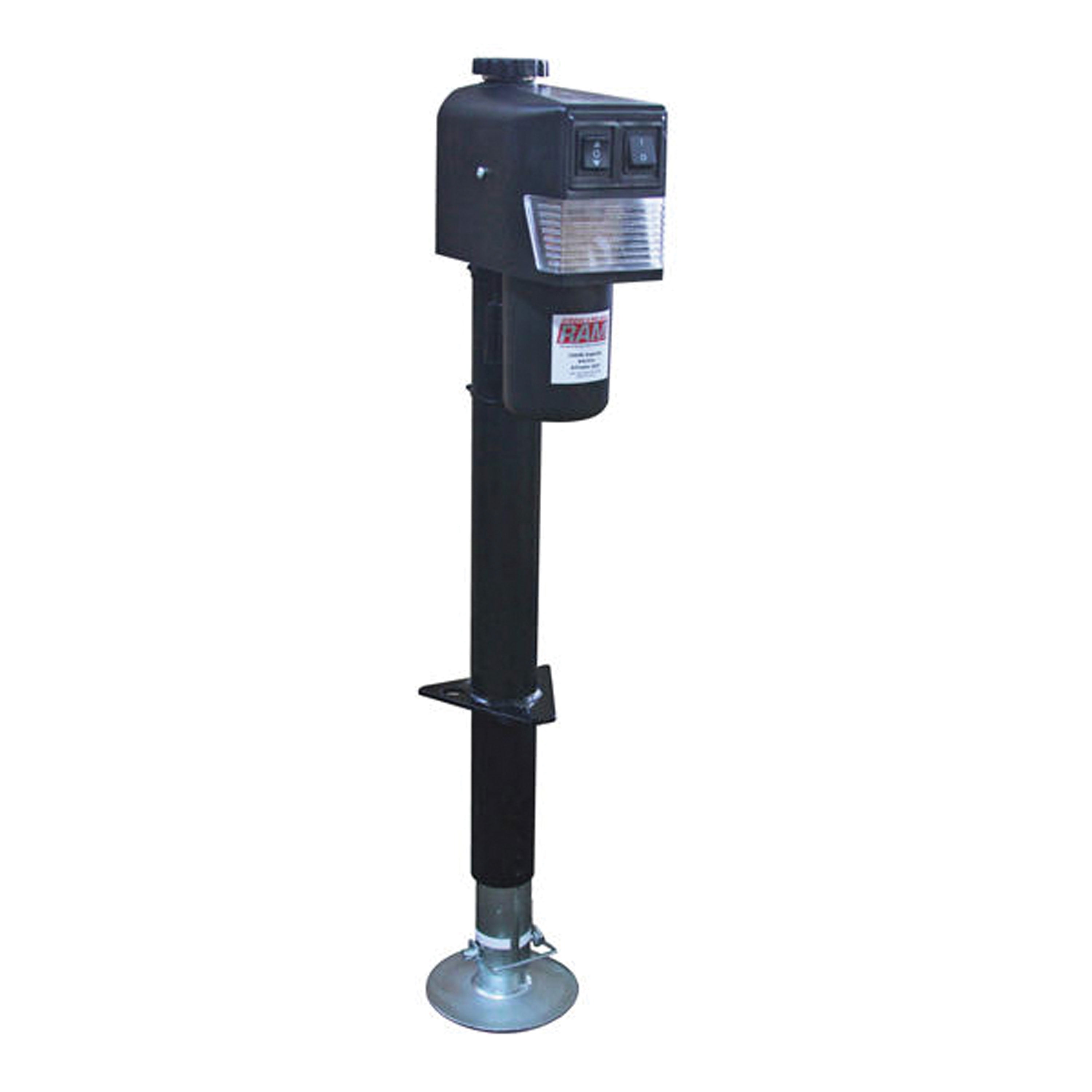 RAM EJ-3520-BBX 3,500 lb. Electric Trailer Jack with Drop Leg - Black