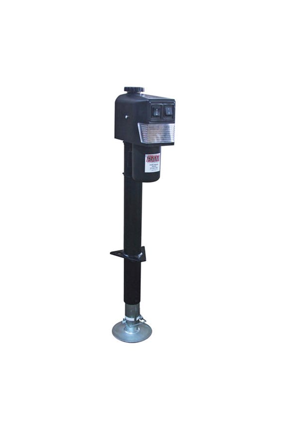 EJ-3520-BBX 3,500 lb. Electric Trailer Jack with Drop Leg - Black