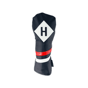 RAM GOLF PREMIUM VINTAGE STYLE PU LEATHER HEADCOVERS, RETRO BLACK, HYBRID