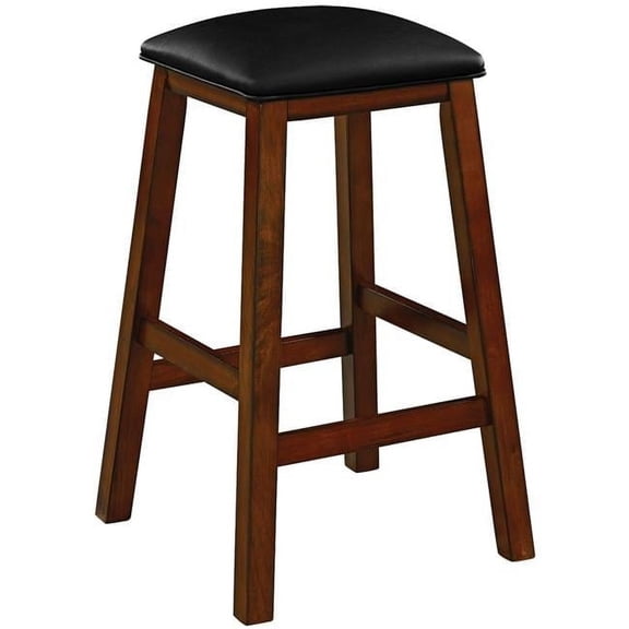 RAM Game Room BSTL4 CN 9 x 18 x 29 in. Square Backless Barstool, Chestnut