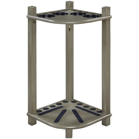 RAM Game Room FCR2 SL 16 x 16 x 24 in. Floor Cue Rack with Square Leg, Slate