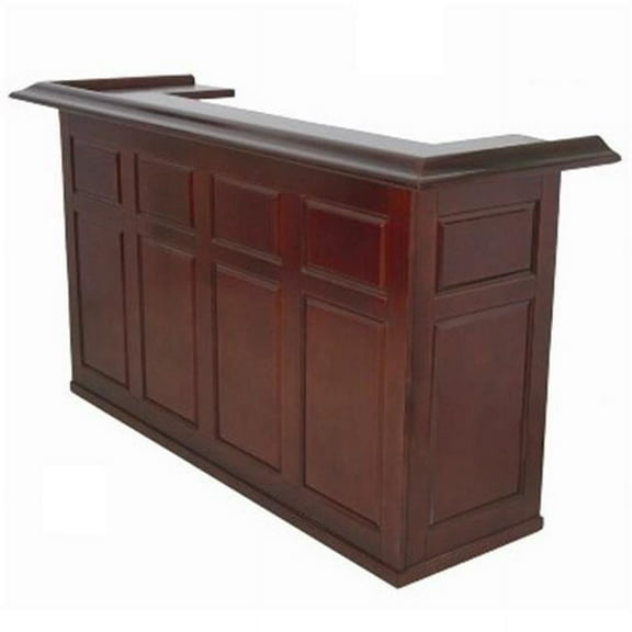 RAM Gameroom Products  Wood Home Bar - Chestnut - 44in.H x 84in.W x 26in.D