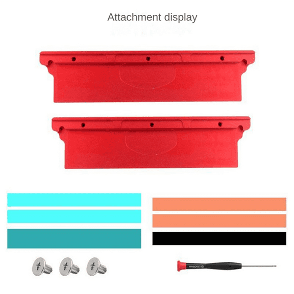 RAM Heatsink Radiator Cooling Heat Sink Cooler for DDR2 Black