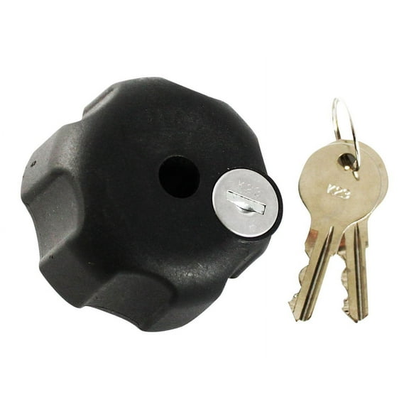 Key Lock Knob with Steel Insert for B Size Socket Arms