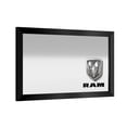 thumbnail image 1 of RAM Logo Ready-To-Hang Black Framed Wall Mirror, 1 of 4