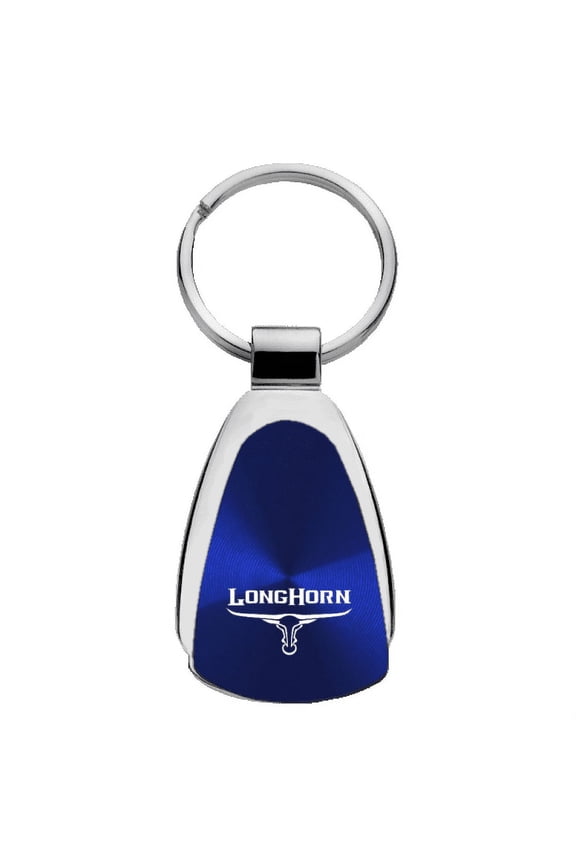 RAM Longhorn Skull Blue Teardrop Logo Key Chain Fob Official Licensed