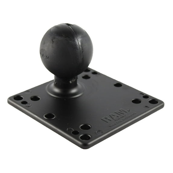 RAM MOUNT 4.75 SQ. VERA BASE 100 X 75MM W/ 2.25" BALL