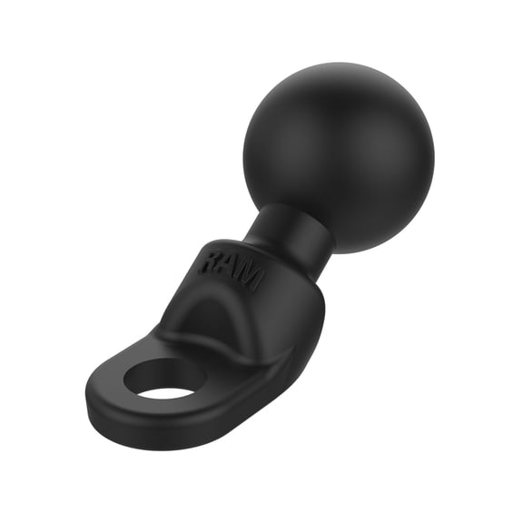 RAM MOUNT MOTORCYCLE BASE W/ 9MM HOLE AND 1" BALL