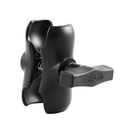 RAM MOUNT SHORT DOUBLE SOCKET ARM FOR 1.5" BALL