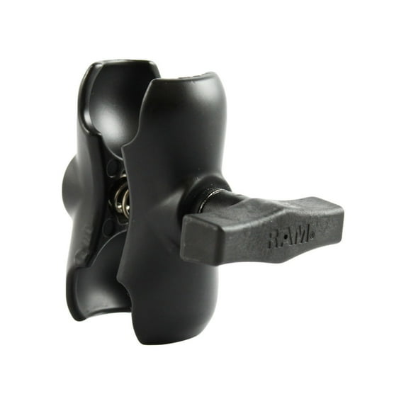 RAM MOUNT SHORT DOUBLE SOCKET ARM FOR 1.5" BALL