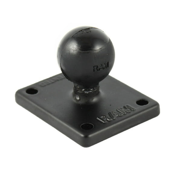 RAM MOUNT SQUARE 2" X 1.7" BASE W/ 1" BALL