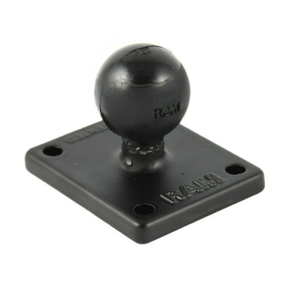 RAM MOUNT SQUARE 2" X 1.7" BASE W/ 1" BALL