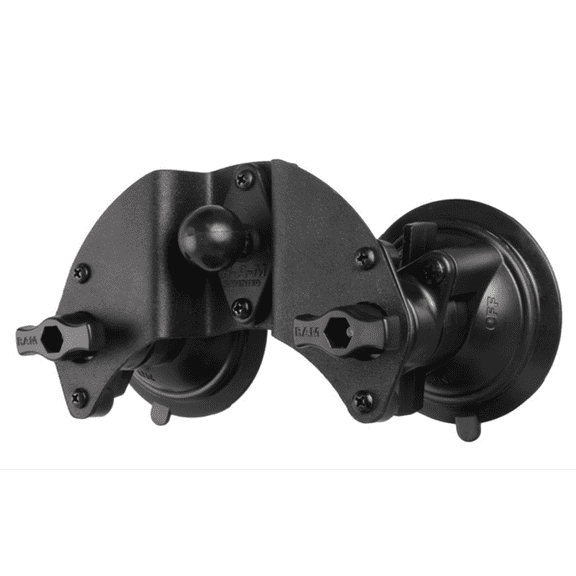 RAM Mount Dual Articulating Suction Cup Base w/1" Ball Base