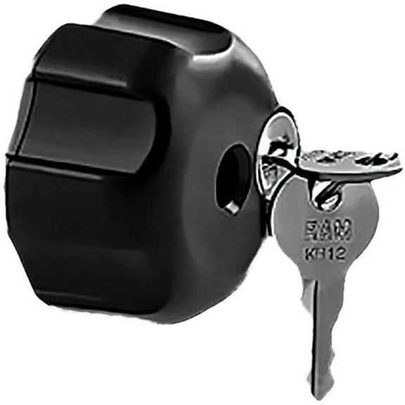 Key Lock Knob With Brass Insert For B Size Socket Arms