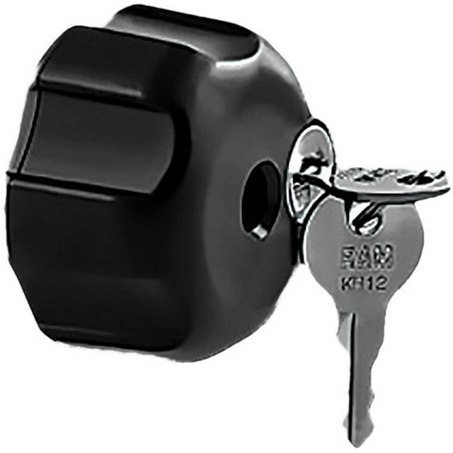 Key Lock Knob With Brass Insert For B Size Socket Arms