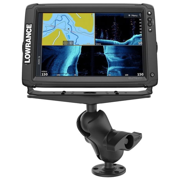 RAM Mounts Large Marine Electronics Mount - D Size Short