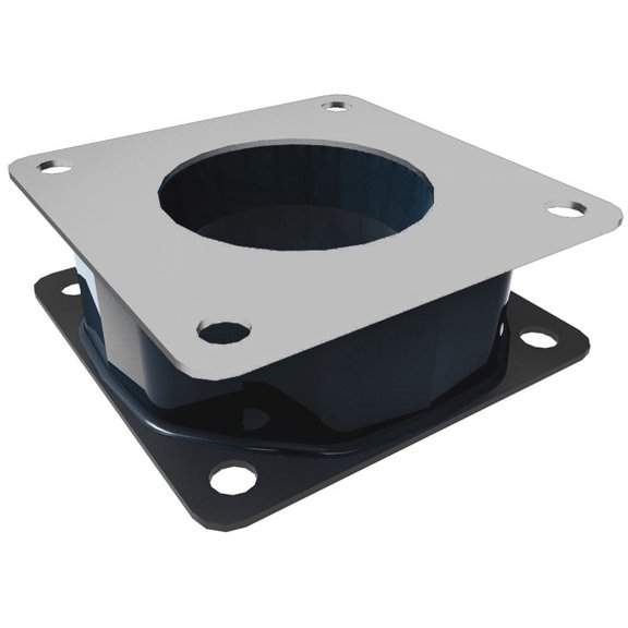 RAM-SHOCK-75U RAM Mounts Shock Buster Adapter with 75mm VESA Hole Pattern