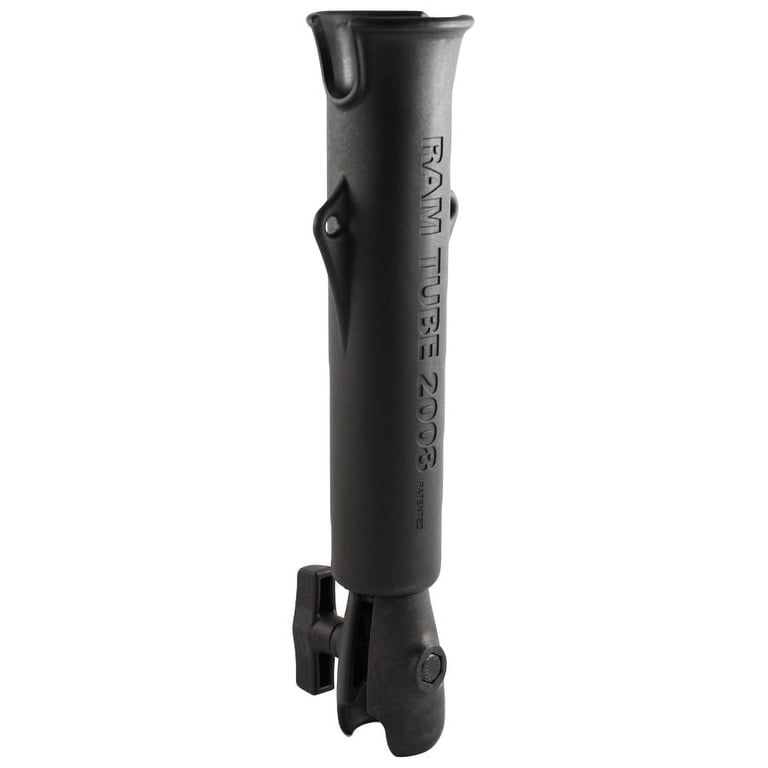ram tube fishing rod holder Mount Revolution w-Base [RAM-301-RBU] The Tube Jr Rod Holder with Revolution RAM Track Ball Base is a versatile fishing rod holder suitable for a wide range of applications and fishing vessels RAM Tube 2008 Rod Holder