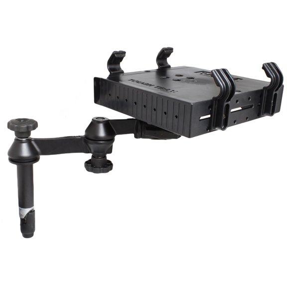 RAM-VP-SW1-4-234-3 RAM Mounts Tough-Tray with Double Swing Arms and 4" Upper Pole