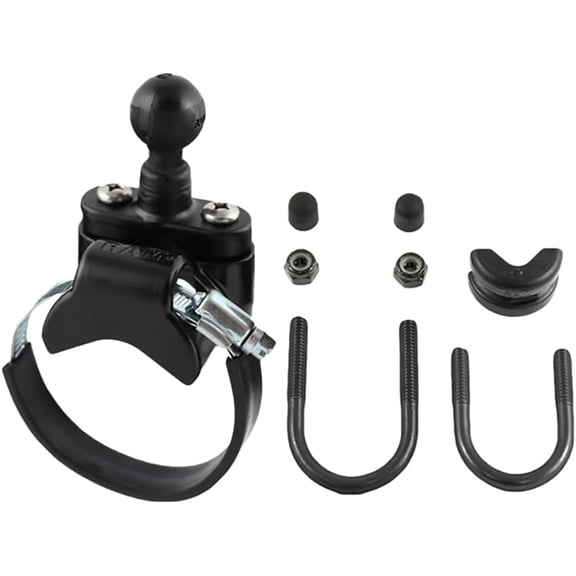 RAM Mounts RAM-B-231Z-2U ATV/UTV Ball Base for Rails up to 3.15" B Size 1" Ball