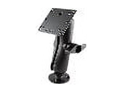 RAM RAM-D-101U-246 - Mounting kit (double socket arm, interface plate, ball mount, round base, square base) - for LCD display - marine grade aluminum - powder coat