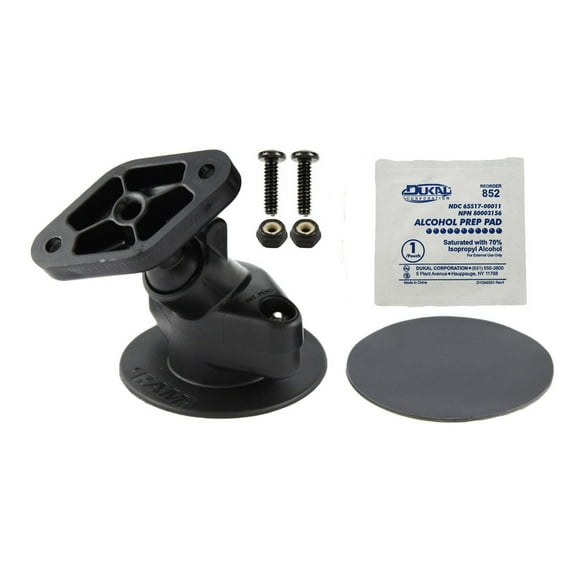 RAP-SB-178U RAM Mounts Adhesive Flex Base Mount w/ Snap-Link Finger Grip Cradle & AMPS Diamond-Shaped Base