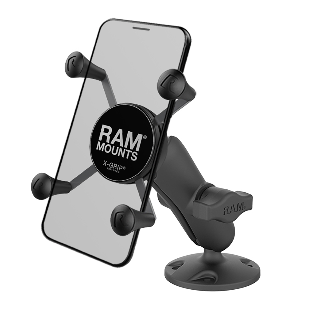 RAM Mounts X-Grip® High-Strength Composite Phone Mount with Drill-Down Base - image 1 of 5